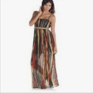 Jessica Simpson see thru maxi long dress